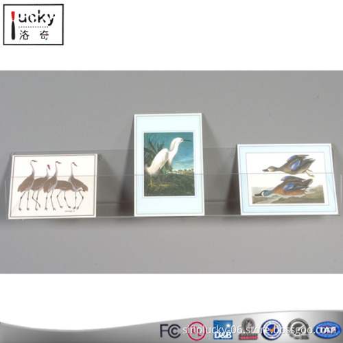 Acrylic Wall Mount Display Shelves,Clear Slanted Shelf for Wall